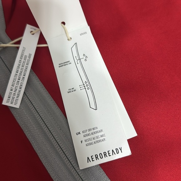 Adidas Red Hoodie jacket gray Accents HI0699 280 Full front zip up XL
New w Tags - Picture 8 of 15